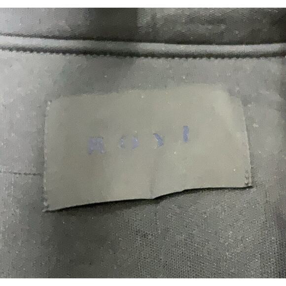 ROYL Navy Blue 100% Silk Sleeveless Vest Top Zipper L - Picture 3 of 4